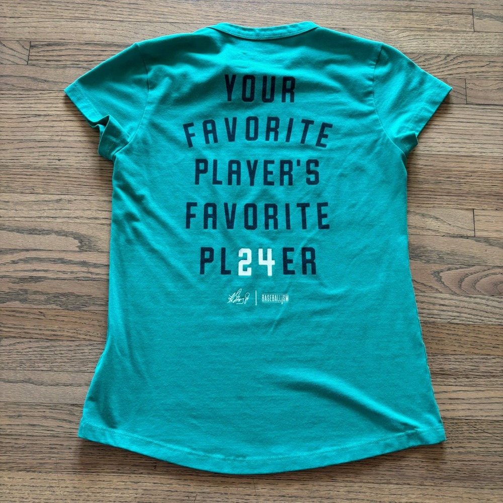 Baseballism Ken Griffey Jr Your Favorite Players Favorite Player Tee Teal XS - Picture 6 of 6